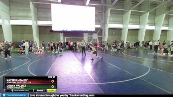 95 lbs Cons. Round 2 - Kaysen Healey, Bear River Wrestling Club vs Deryk Valdez, Carbon Wrestling