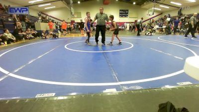 84 lbs Rr Rnd 4 - Noah Zumwalt, Grove Takedown Club vs Ronan Winkle, Raw Wrestling Club