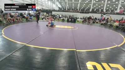 125 lbs Haley Stenz, Michigan Blue vs Kenzie Herrera, California Gold