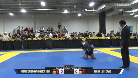 Berlyn Luise Davis vs Yasmin Cristhina Fonseca Silva 2026 Pan IBJJF Jiu-Jitsu No-Gi Championship