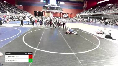 90 lbs Consi Of 4 - Hunter Bennett, Moen Wr Ac vs Julian Norton, Ridge WC