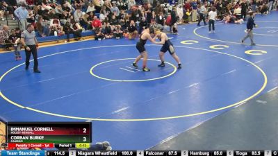 215 lbs Cons. Round 4 - Immanuel Cornell, Holley-Kendall vs Corban Burke, Canisius