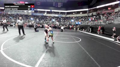 60.8-66.2 lbs Rr Rnd 3 - Amzie Anderson, Trailhands Wrestling Club vs Aubrey Martin, Sly Fox Wrestling Club