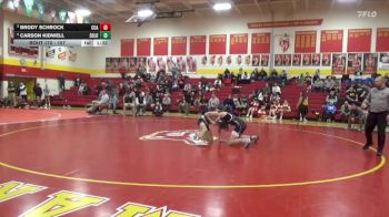 157 lbs Cons. Semi - Brody Schrock, Clear Creek-Amana vs Carson Kidwell, Solon