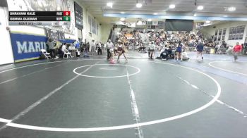 130 lbs Cons. Round 3 - Shravani Kale, Portola vs Gemma Guzman, William J Pete Knight