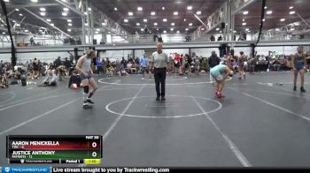 126 lbs Round 6 (10 Team) - Aaron Menickella, TWC vs Justice Anthony, Patriots