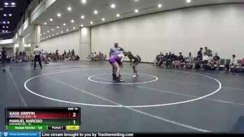 145 lbs Round 2 (10 Team) - Gage Griffin, Centerville Elks vs Manuel Narciso, Explorer WC