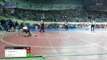 118 lbs Round Of 64 - Champ Thompson, Jenks vs Ben Payne, Checotah Matcats