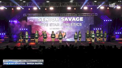 Five Star Athletics - Senior SAVAGE [2025 L4 Senior - D2 - Small Day 2] 2025 WSF Grand Nationals