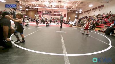 45 lbs Consolation - Lucas Johnson, Hilldale Youth Wrestling Club vs Geronimo Tecumseh II, Mojo Grappling Academy