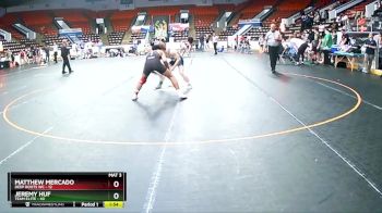 130 lbs Cons. Semi - Jeremy Huf, Team EL1TE vs Matthew Mercado, Deep Roots WC