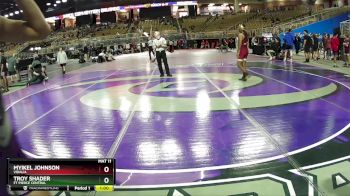 113 lbs Cons. Round 3 - Myikel Johnson, Vidalia vs Troy Shader, Ft Pierce Central