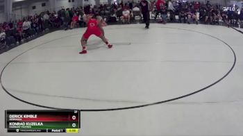 168 lbs Cons. Round 3 - Konrad Kuzelka, Fairbury MatMen vs Derick Kimble, Nebraska