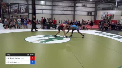 57 kg Consi Of 32 #1 - Kade Davidheiser, Buffalo Valley RTC vs Deion Johnson, Victory Elite Wrestling