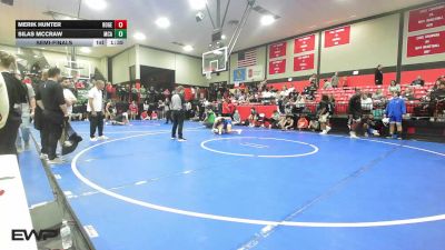 144 lbs Semifinal - Merik Hunter, Rogers High School Boys vs Silas McCraw, McAlester