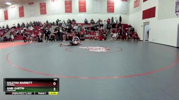 125 lbs 3rd Place Match - Aaleyah Barrett, Minerva vs Gabi Gartin, Chippewa