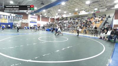 285 lbs Champ. Round 2 - Nathan Solano, Alta Loma vs Christian Ordaz, Newport Harbor
