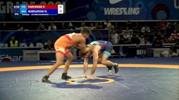 65 kg Repechage #2 - Parvinder Parvinder, Ind vs Hrachya Margaryan, Arm
