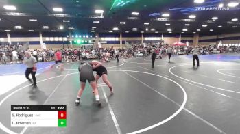 Round Of 16 - Stacy Rodriguez, LAWC/Chaminade vs Celeste Bowman, FCA Wrestling HI