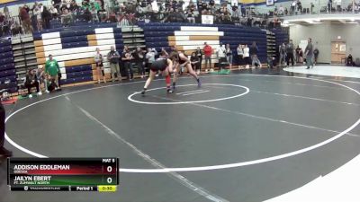 115 lbs. Cons. Round 7 - Addison Eddleman, Odessa vs Jailyn Ebert, Ft. Zumwalt North