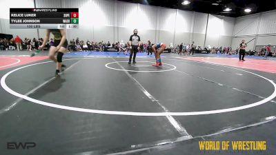 140 lbs Rr Rnd 4 - Kelice Luker, Super Girls 7-12 vs Tylee Johnson, Washington 7-12