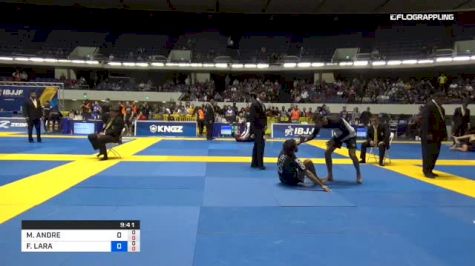MARCIO ANDRE vs FRANCISCO LARA 2018 World IBJJF Jiu-Jitsu No-Gi Championship
