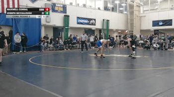 184 lbs Cons. Round 3 - Maxwell Corral, Merchant Marine vs Joseph McCullough, Delaware Valley