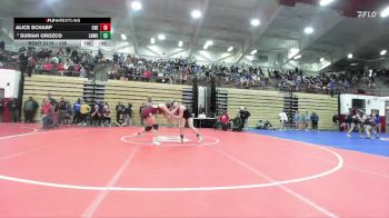 135 lbs Quarterfinal - Suriah Orozco, Lawrence North Wrestling Club vs Alice Scharp, Chesterton