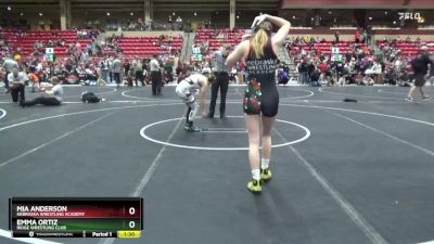 115 lbs Round 2 - Mia Anderson, Nebraska Wrestling Academy vs Emma Ortiz, Ridge Wrestling Club