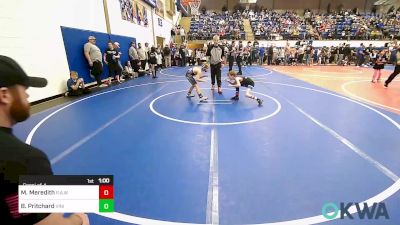 67 lbs Consi Of 4 - Matthew Meredith, R.A.W. vs Bentley Pritchard, Vinita Kids Wrestling