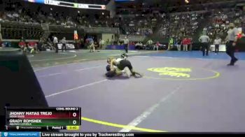 Cons. Round 2 - Jhonny Matias Trejo, Wood River vs Grady Romshek, Aquinas Catholic