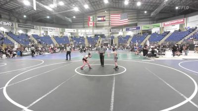 70 lbs Consolation - Caitlyn Mochel, Animal House Wrestling vs Camden Dodd, Brighton WC