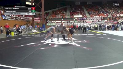 190 lbs Cons. Round 1 - Zoie Hesse, Iola Hs vs Skylet March, Clay Center Community HS