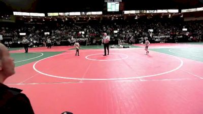 58 lbs Quarterfinal - Grayson Matuszak, GGBA vs Rowen Musch, MBF1