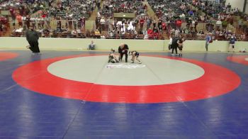 40 lbs Consolation - Banks Tiller, Commerce Wrestling Club vs Kai Kingfisher, The Storm Wrestling Center