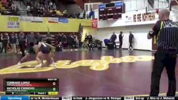 149 lbs Quarterfinal - Nicholas Camacho, Menlo College (Calif.) vs Conrado Lopez, Simpson University (Calif.)