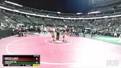 215-4A Champ. Round 1 - Preston Gil, Coronado vs Griffin LaRue, Cheyenne Mountain