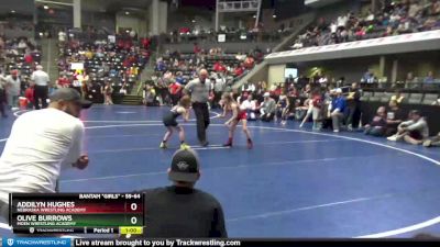 59-64 lbs Round 3 - Addilyn Hughes, Nebraska Wrestling Academy vs Olive Burrows, Moen Wrestling Academy