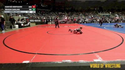 50 lbs Consi Of 8 #1 - Kaisynn Keefhaver, Open Mats vs Reagan Garland, Berryhill Wrestling Club