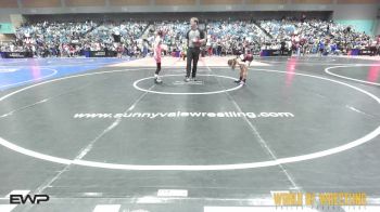 75 lbs Quarterfinal - Julie Fleming, Mat Assassins vs Alora Hickey, Scio Middle School