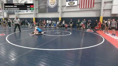 90 lbs Round Of 16 - Theodore Lieb, Pottstown vs Ian Schoenebeck, Yardley