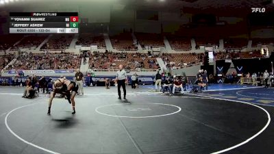 132-D4 Cons. Round 3 - Jeffery Askew, Miami High School vs YOVANNI SUAREZ, Mogollon High School