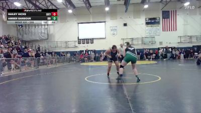 235 lbs Cons. Round 3 - Hailey Hicks, Century vs Amber Barbour, Ida B Wells