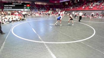 132 lbs D2/d3 - Semi-finals (sat 10:00am.) - Lucas Forrest, Stratford vs Elliot Kite, Mineral Point