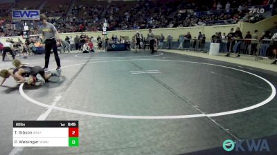 60 lbs Semifinal - Taiclyn Gibson, Wolfpak Wrestling vs Piper Weisinger, Wyandotte Youth Wrestling