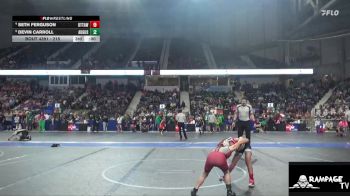 80 lbs Semifinal - Emmi Wood, South Central Punisher vs Caroline Chance, Rossville