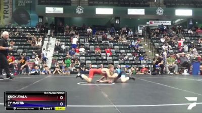 83 lbs 1st Place Match - Knox Ayala, IA vs Ty Martin, IA