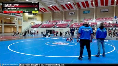 50-53 lbs Round 1 - Hudson Mitten, CORE Wrestling vs Elijah Peoples, Smoky Mountain Youth Wrestling