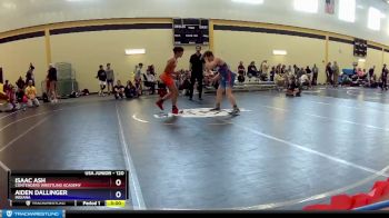 120 lbs Semifinal - Isaac Ash, Contenders Wrestling Academy vs Aiden Dallinger, Indiana