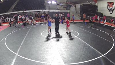 71.9-77.8 lbs Champ. Round 5 - Saige Silva, Idaho vs Elena Vreeland, Alaska